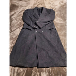 100% Wool Men's Trench Outer Coat, Gary Size 44 Brand: Virany Made In Hungary.
